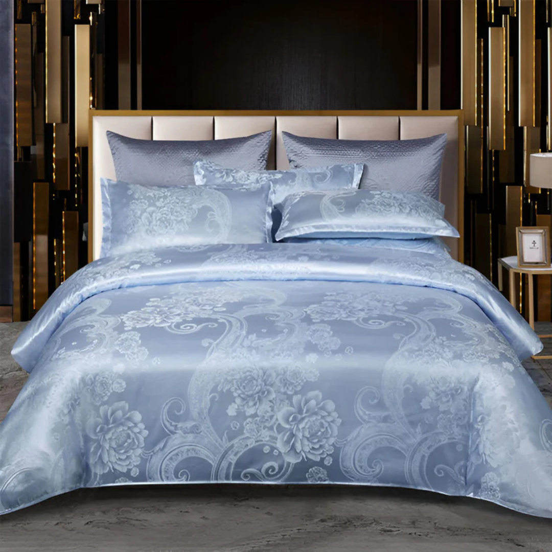 Delicate Rose Print Bedding Duvet Cover Set