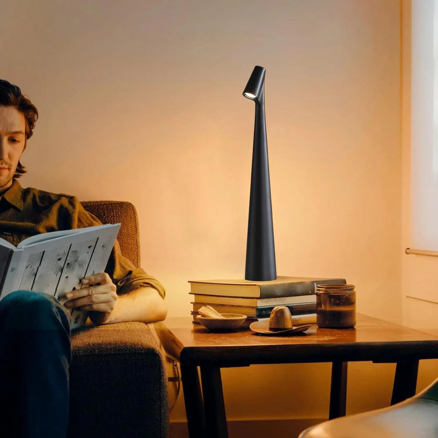 Adjustable LED Reading Lamp with 3 Color Modes - Luxicro