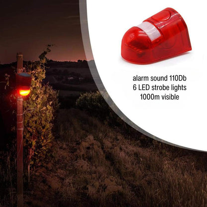 Solar Powered Animal Repellent Lamp