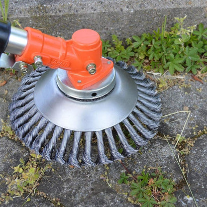 Heavy Duty Round Wire Weed Brush