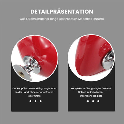 Stylish Love Shape Flush Button