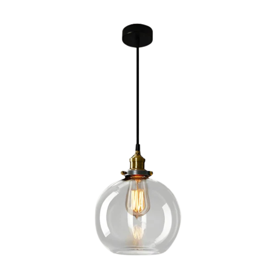 Elegant Hanging Glass Ceiling Light