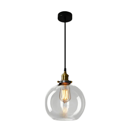 Elegant Hanging Glass Ceiling Light