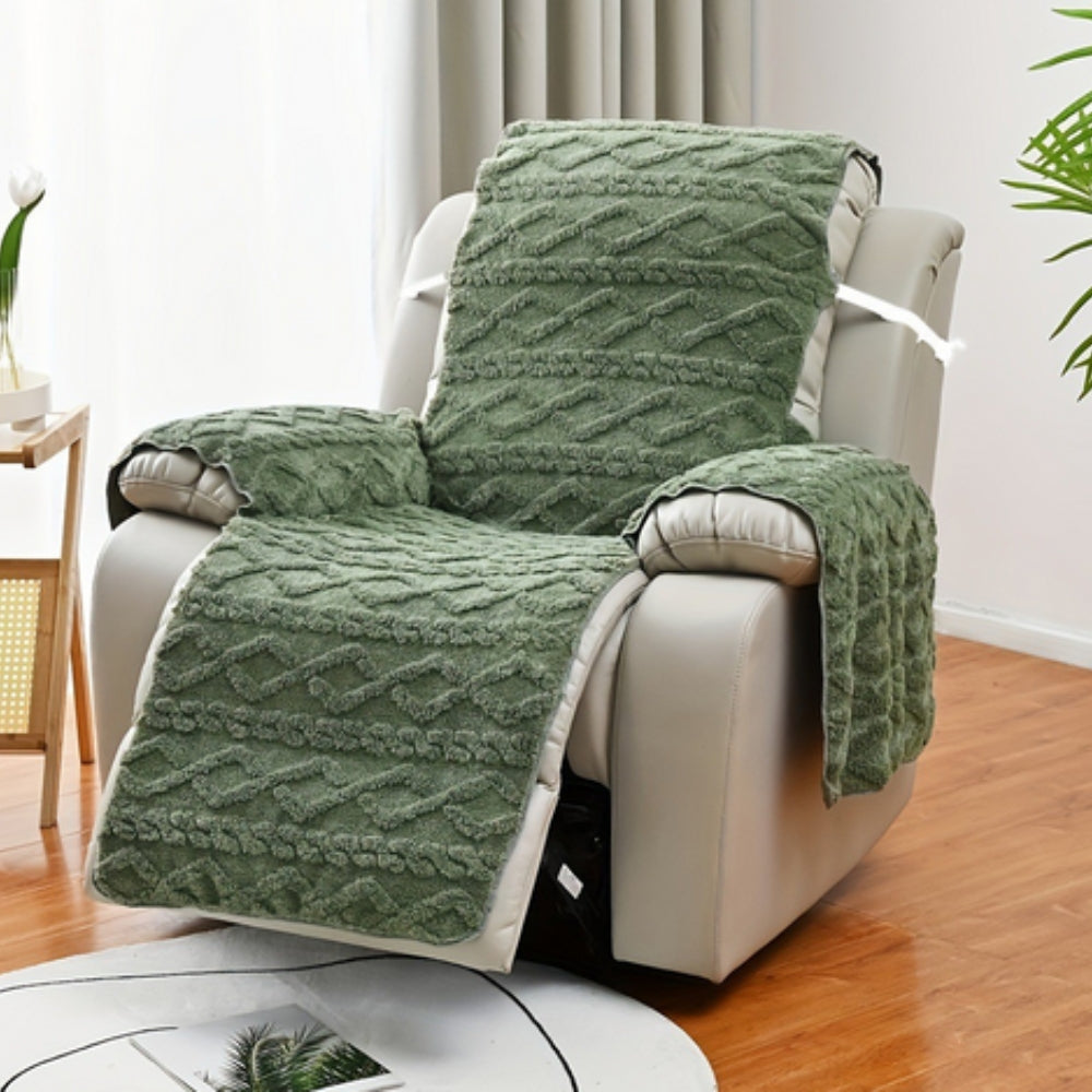 Luxurious Chevron Recliner Cover