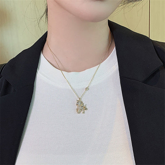 Beautiful Unicorn Pendant Necklace - Luxicro