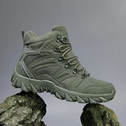 Durable Mens Hiking Boots - High Top Waterproof