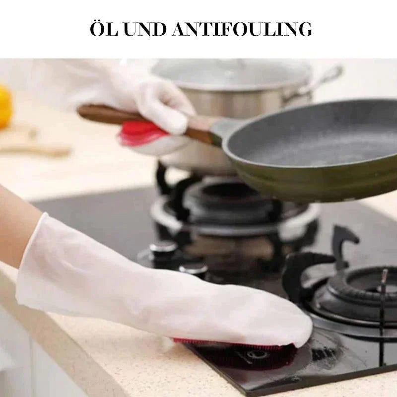 Practical Reusable Silicone Cleaning Gloves