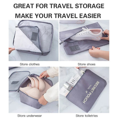 7 Piece Collapsible Travel Storage Bags