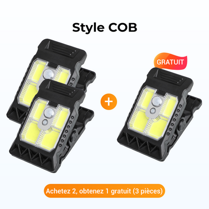 Bright Solar Powered Clamp Light