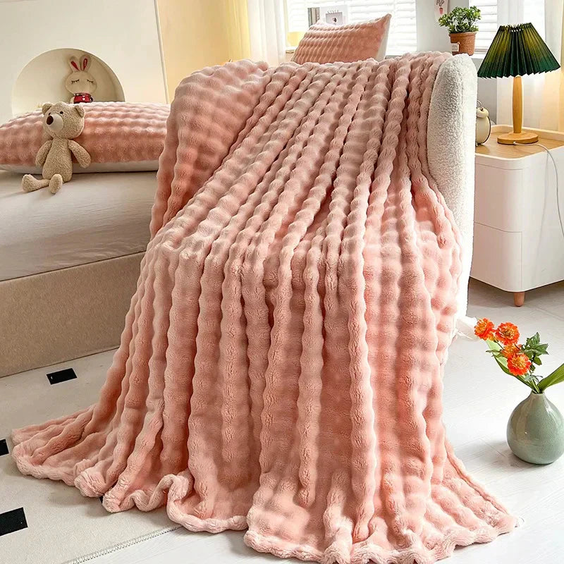 Ultra Soft Cozy Fleece Throw Blanket