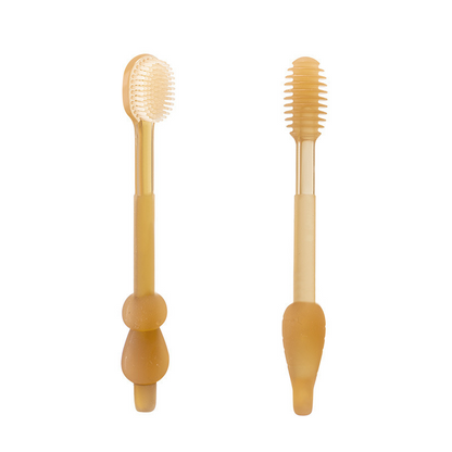 Soft Baby Toothbrush Set with Travel Case - Luxicro