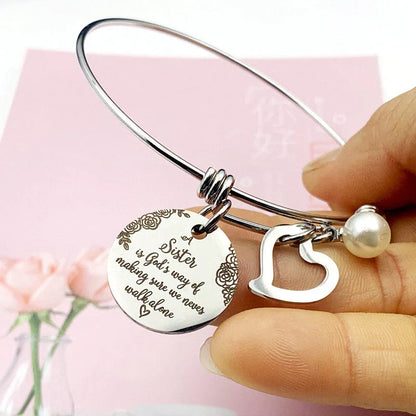 Motivational Sister Love Bracelet