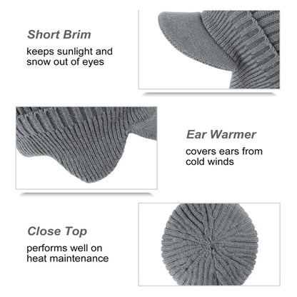 Warm Winter Ski Beanie Hat