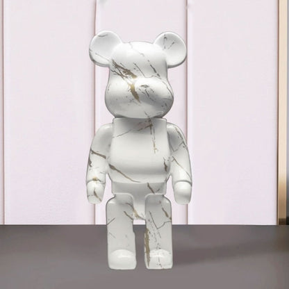 Vibrant Teddy Bear Home Decor Figurine