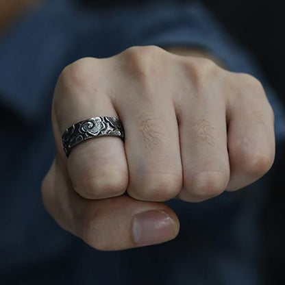 Simple Elegant Silver Wedding Band Ring