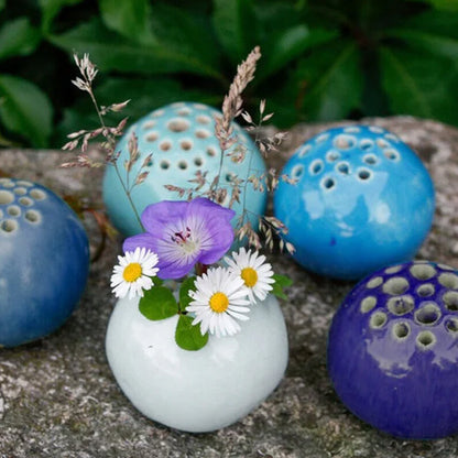 Unique Handmade Perforated Vase Table Decor