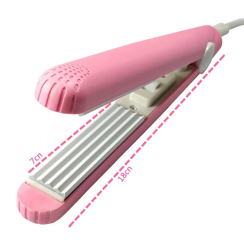 Compact Travel Ceramic Hair Curling Iron