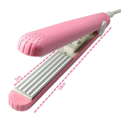 Compact Travel Ceramic Hair Curling Iron