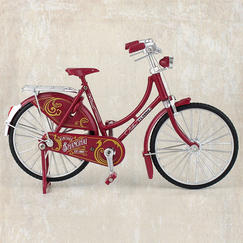 Classic Bicycle Small Collectible Statue