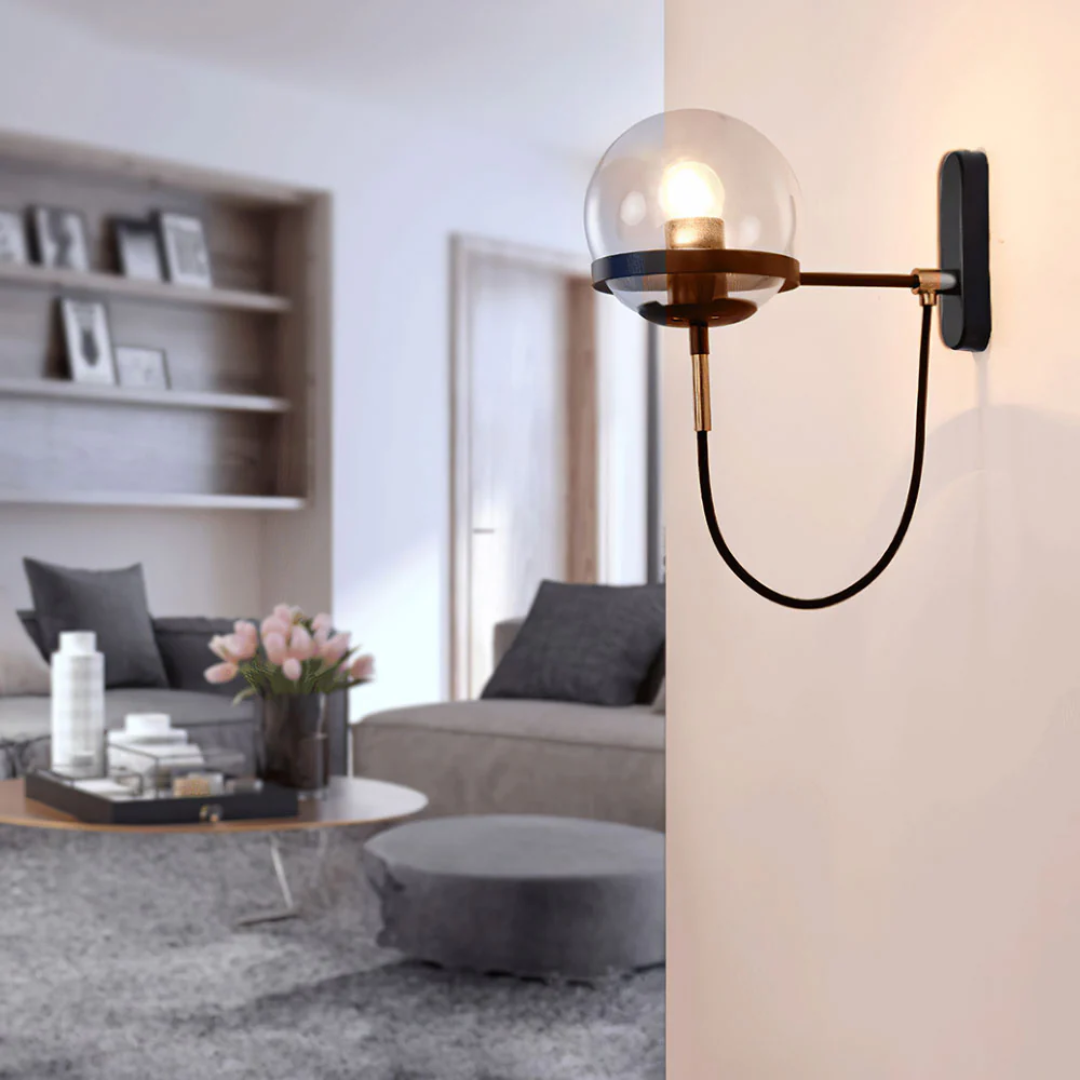 Stylish Glass Wall Lamp - Luxicro