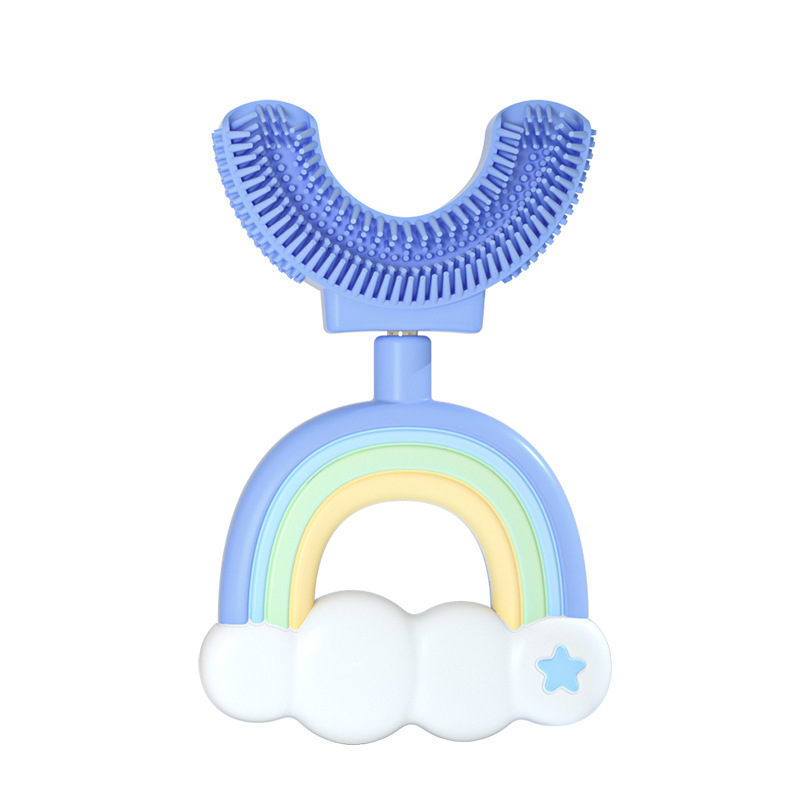 Bright Childrens Soft Toothbrush Fun U Shape Design