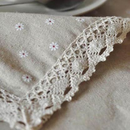 Colorful PrintedFabric Tablecloth