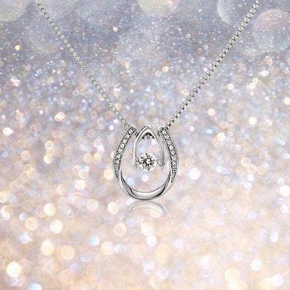 Stylish Horse Shoe Pendant Necklace