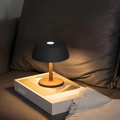 Sleek wireless desk lamp with touch control