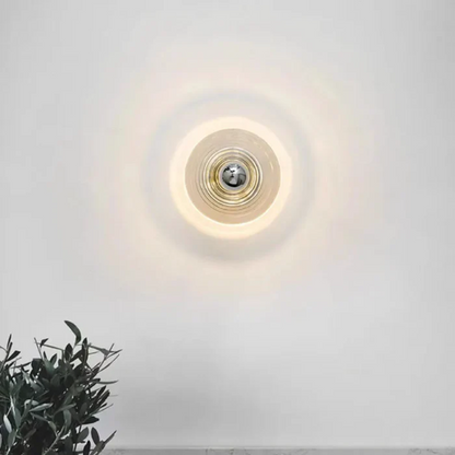 Elegant Wall Mount Glass Lamp - Luxicro
