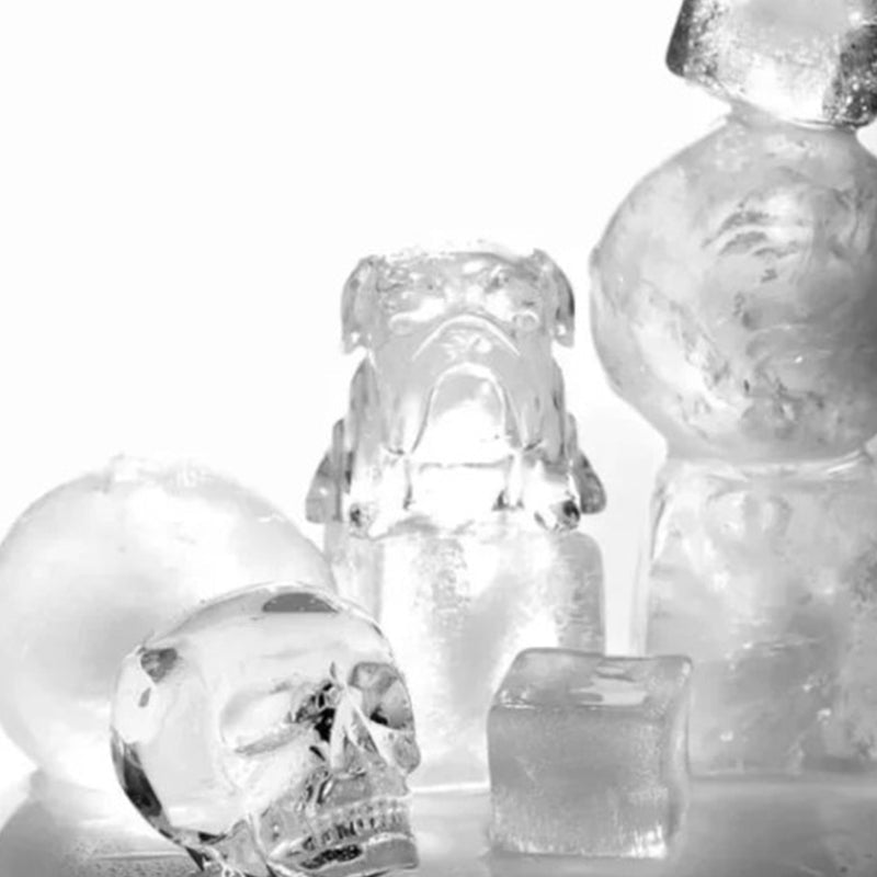 Colorful Dog Shaped Ice Cube Tray