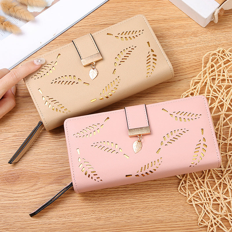 Fashionable Ladies Floral Large Wallet