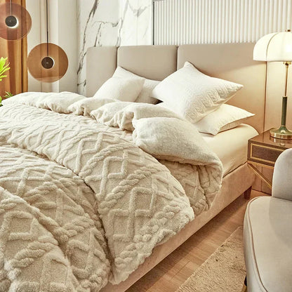 Cozy Double Sided Duvet Cover Set