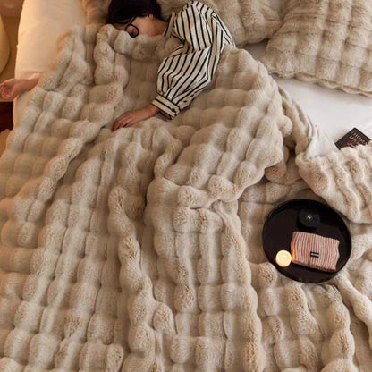 Soft Fuzzy Artificial Fur Blanket
