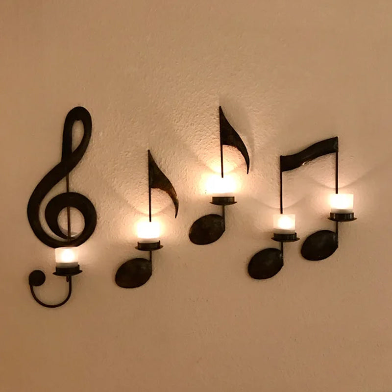 Decorative Music Theme Candle Stand