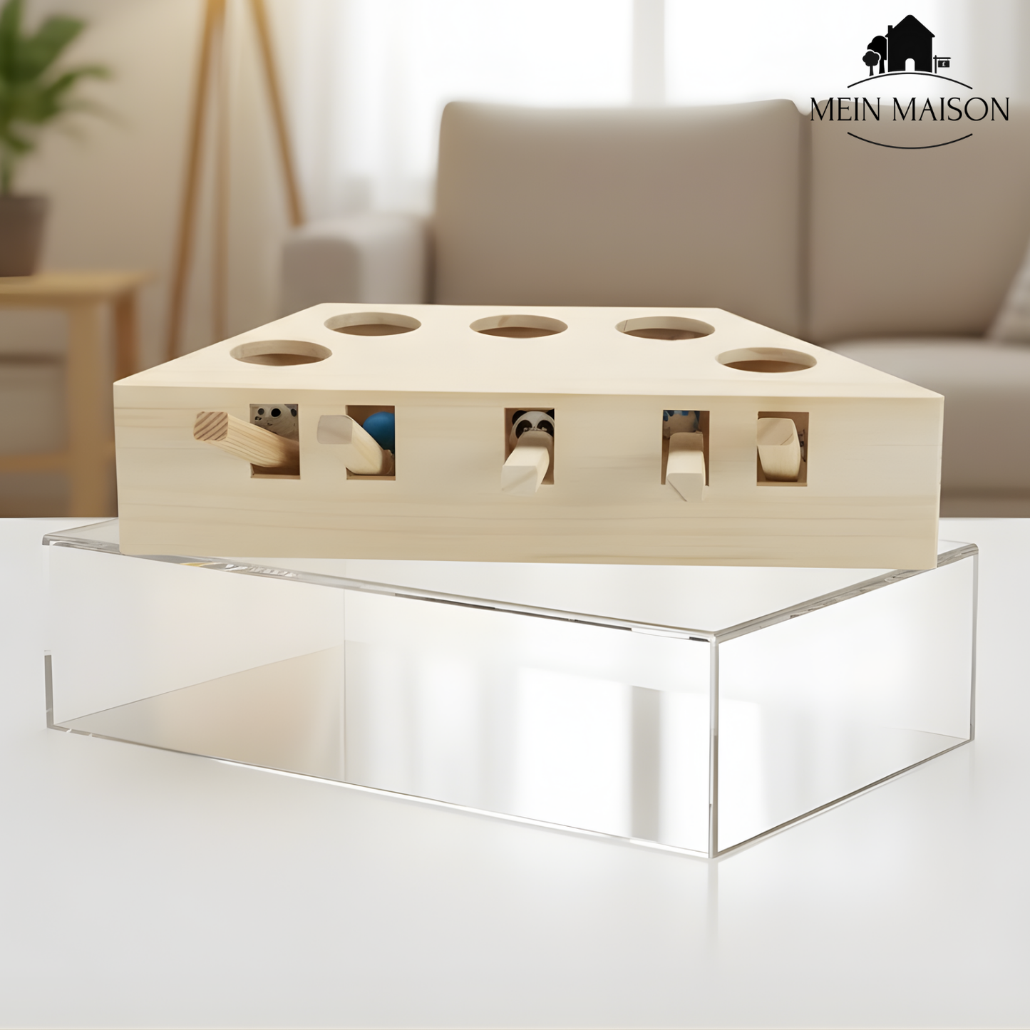 Fun Wooden Cat Play Center