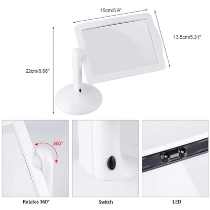 Bright LED Magnifying Desk Lamp