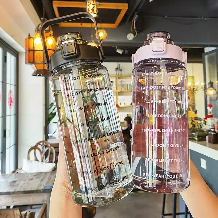 Big Cold Hydration Sports Water Bottle with Lid