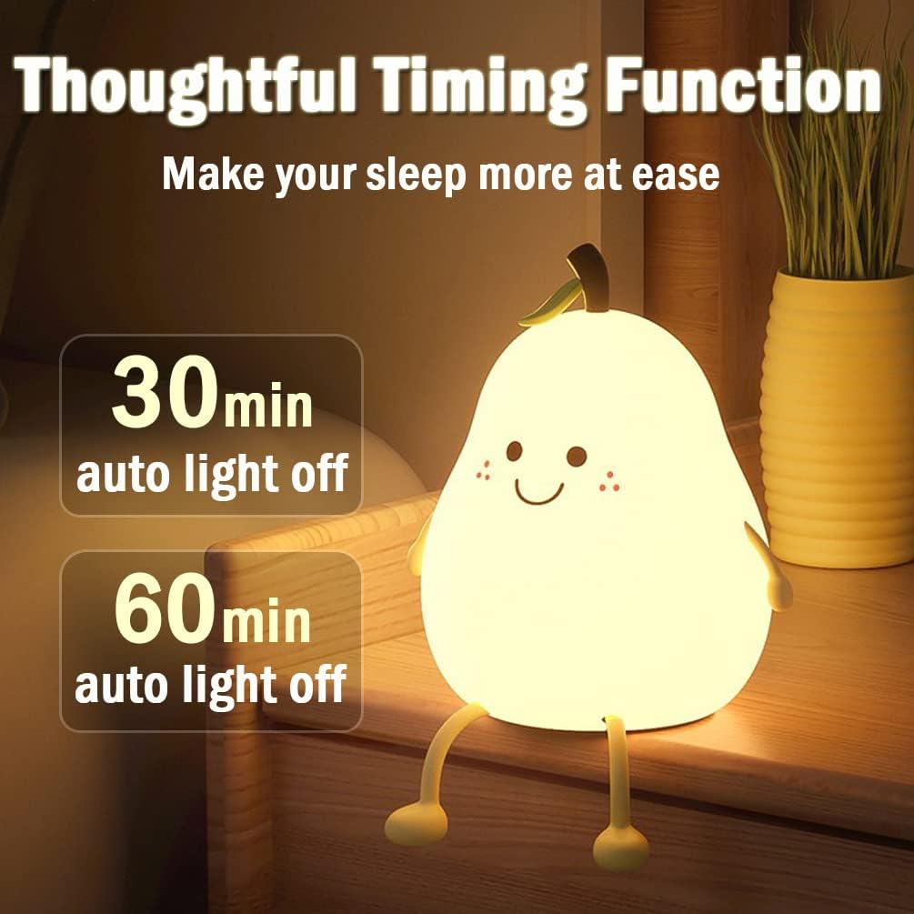 Compact Nightlight with USB and Warm Soft Light
