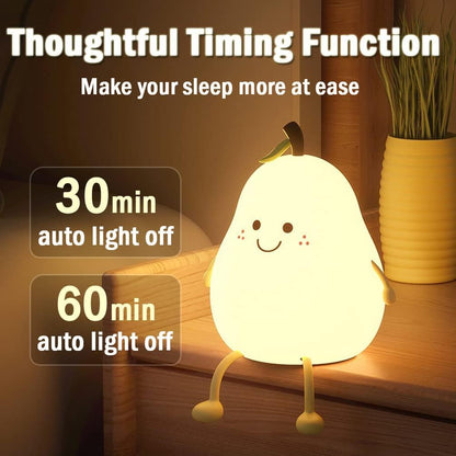 Compact Nightlight with USB and Warm Soft Light