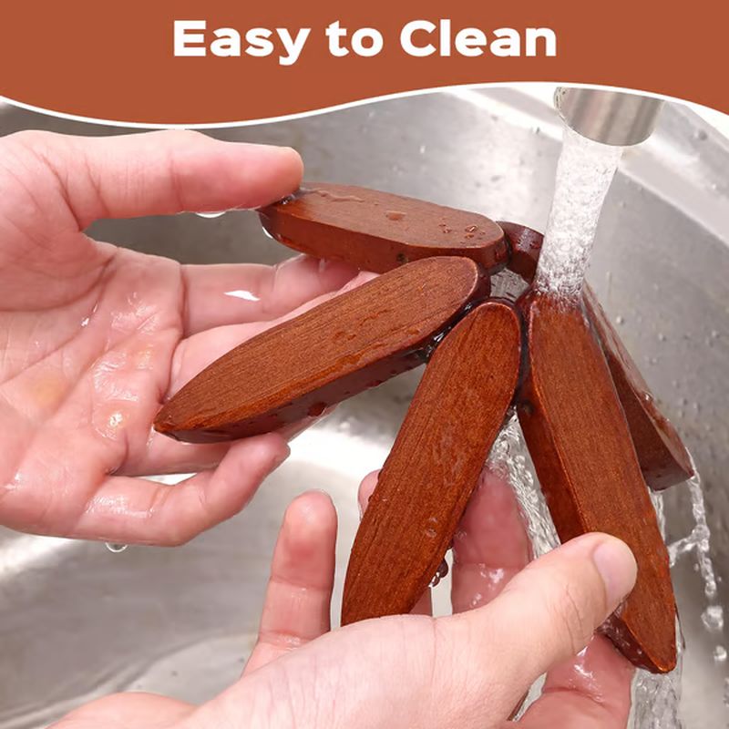Durable Wooden Table Placemats and Coasters