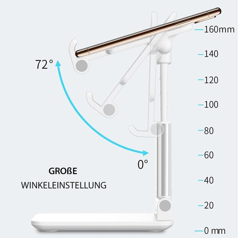 Portable White Phone Stand Holder