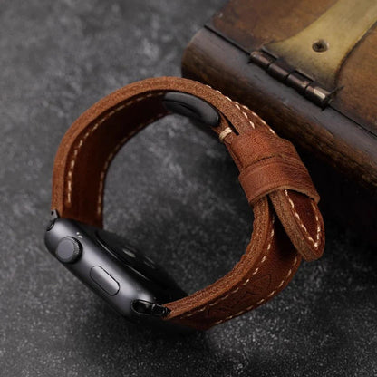 Authentic Premium Apple Watch Leather Band