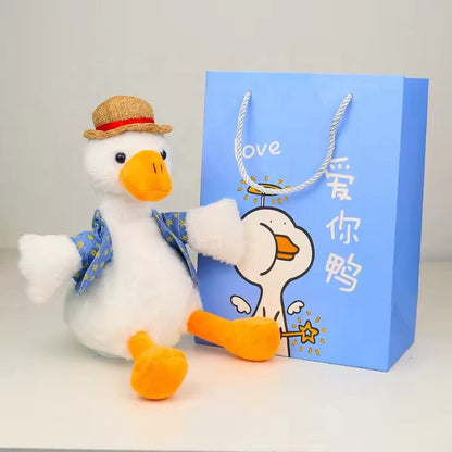 Fun Quacking Duck Toy with Cap