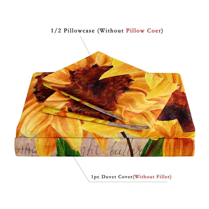 Soft Flower Pattern Bed Sheet Set