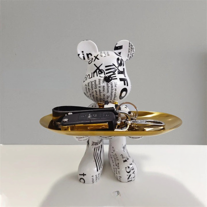 Cute Teddy Bear Food Serving Platter