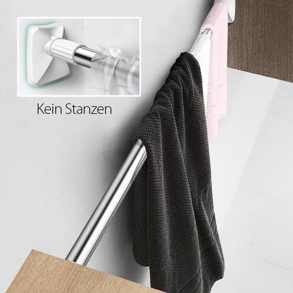 Premium Adjustable Closet Rod Stainless Steel