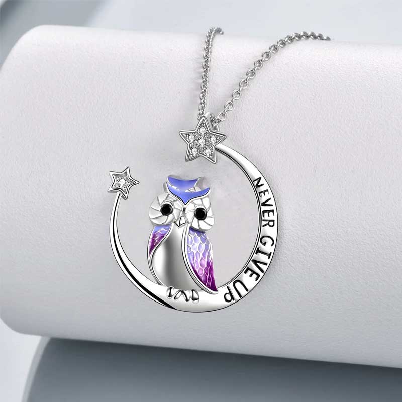 Motivational Bird Charm Necklace