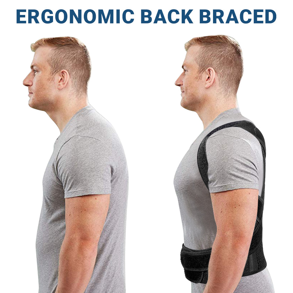 Comfortable Back Support Brace for Posture Correction - Luxicro