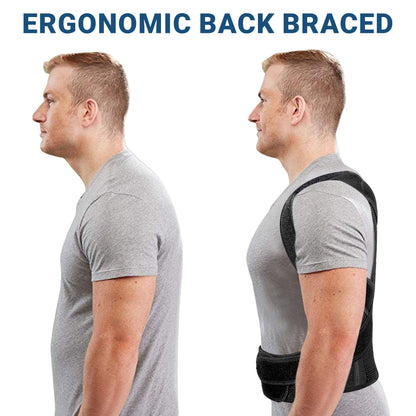 Comfortable Back Support Brace for Posture Correction - Luxicro