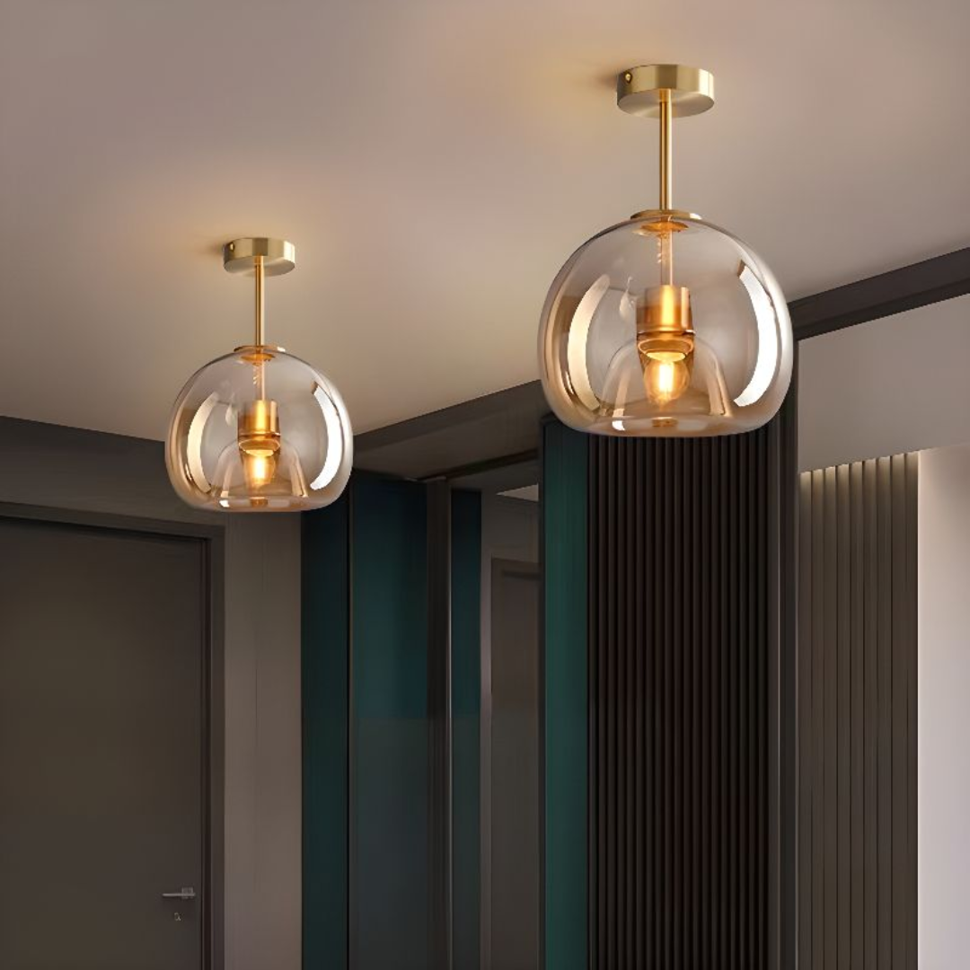 Sleek Contemporary Ceiling LED Lamp